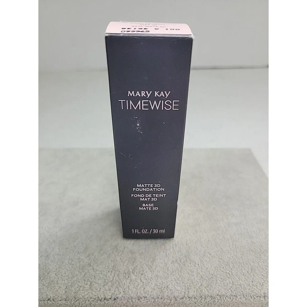 Mary Kay TimeWise Luminous Matte 3D Liquid Foundation Beige W 100 Buildable 1 oz